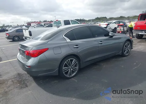 2015 Infiniti Q50 Sport z USA, uszkodzony, nr VIN JN1BV7AP7FM338952